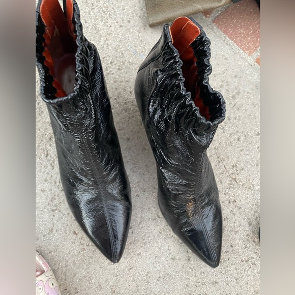 3.1 PHILLIP LIM, Leather Blitz Kitten Booties - Picture 2 of 8